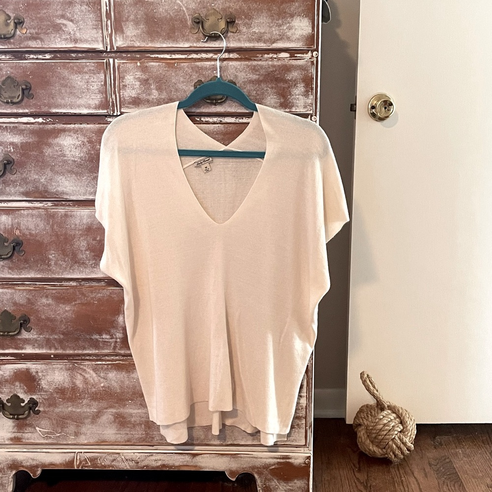 Lucky Brand short sleeve sweater